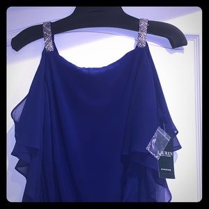 Lauren  formal dress size 8 BNWT. Blue pretty!
